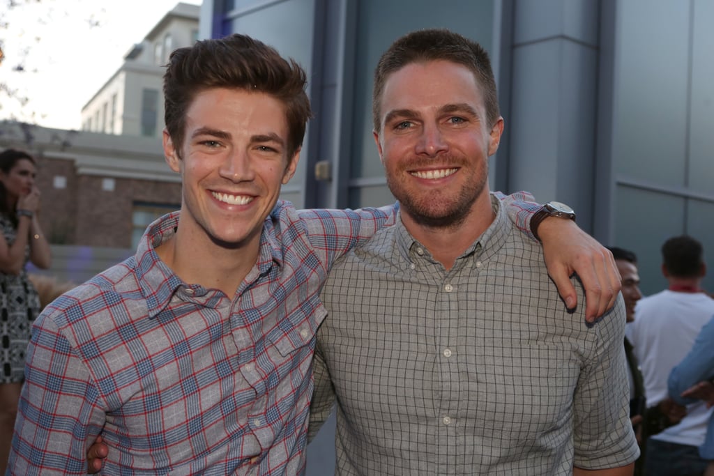 Photos of The Flash, Supergirl, and Arrow Cast Hanging Out