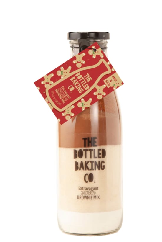 Secret Santa Gift Ideas: Extravagant Gingerbread Brownie Mix in a Bottle