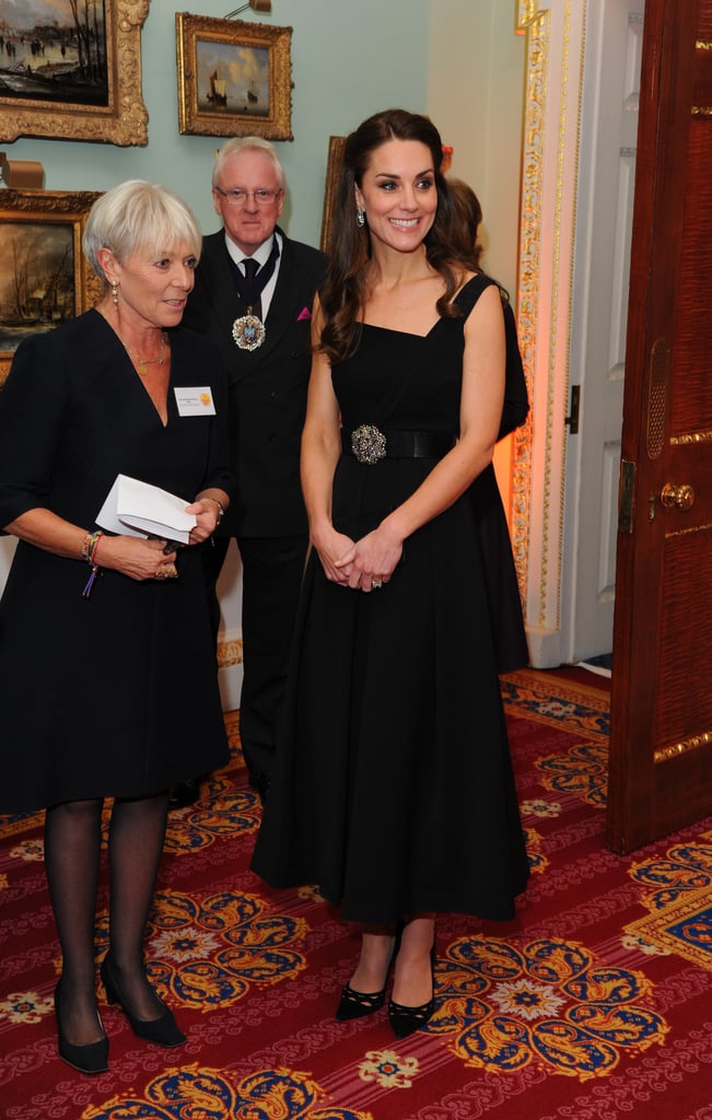 Kate Middleton Black Preen Dress at Place2Be Awards 2016