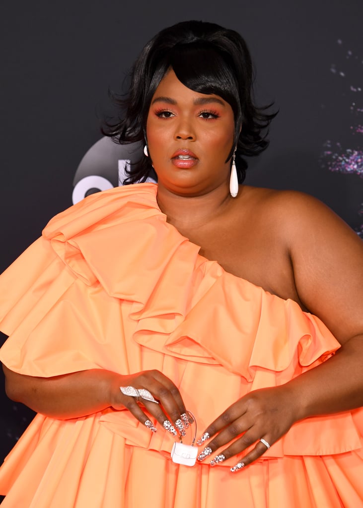 Lizzo's Crystal Nails at the 2019 American Music Awards