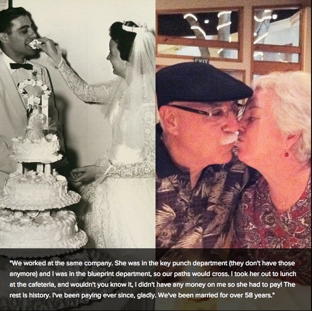 She paid for the first date, he paid for all the rest.