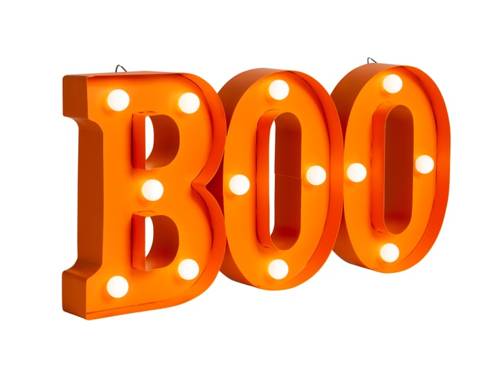 Boo Marquee Light (25) Target's Halloween Decor 2015 POPSUGAR Home