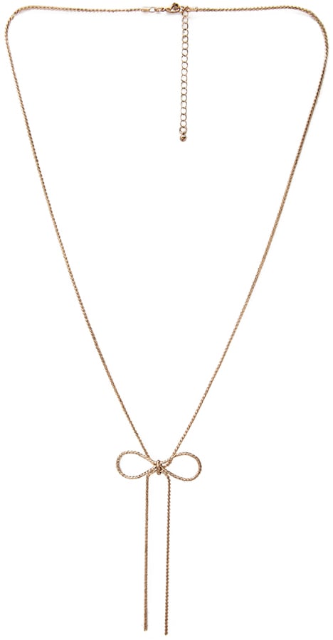 Forever 21 Ribbon Chain Necklace