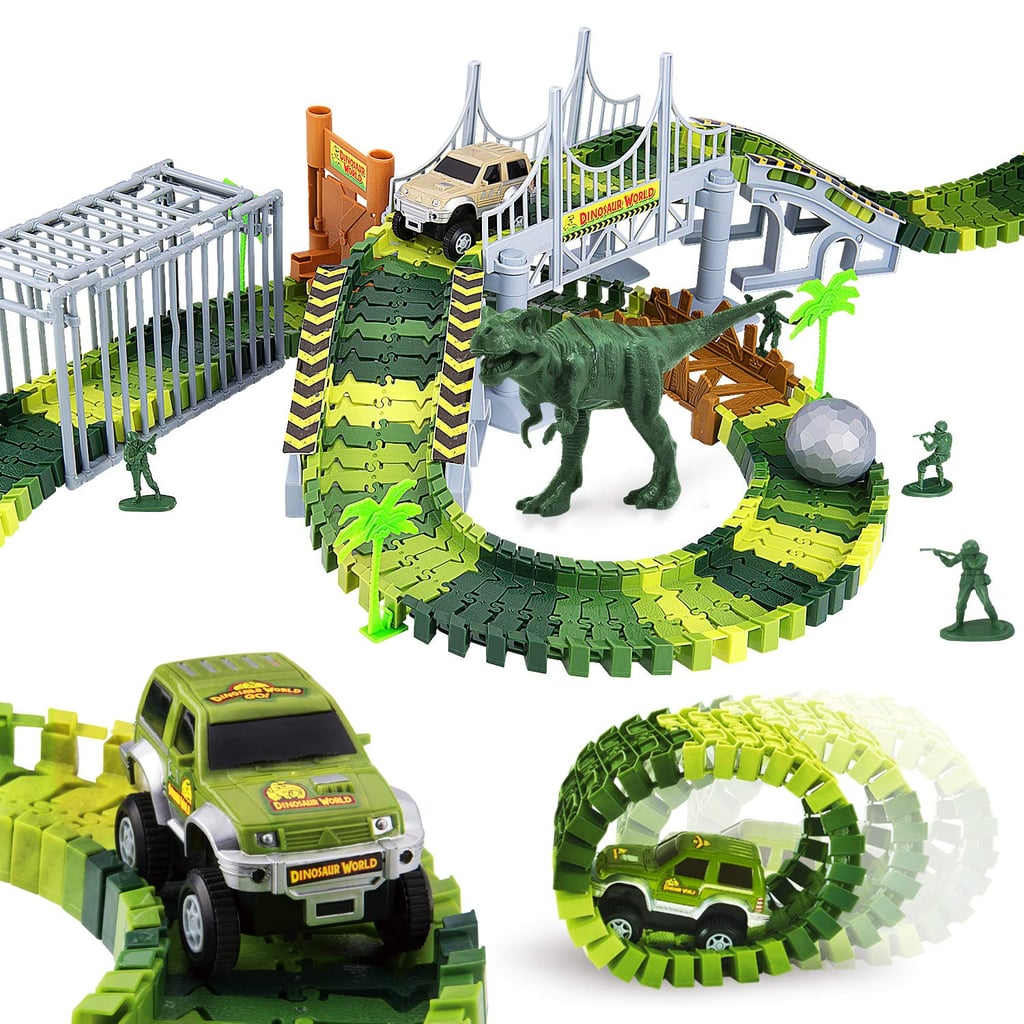 Elongdi Dinosaur World Slot Car Race Set