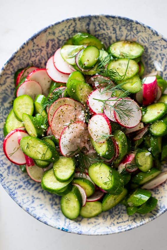 Cucumber Radish Salad