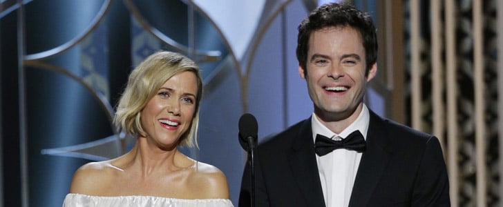 Kristen Wiig and Bill Hader at Golden Globe Awards 2015