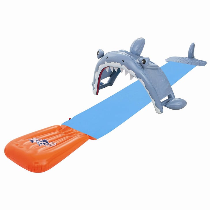 Shark Attack Slide Shark Pool Toys POPSUGAR Family Photo 2