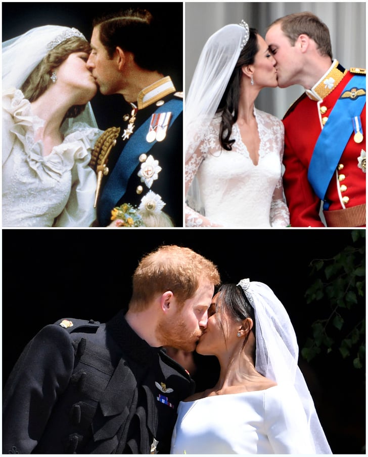Princess Diana and Prince Charles First Royal Wedding Kiss ...