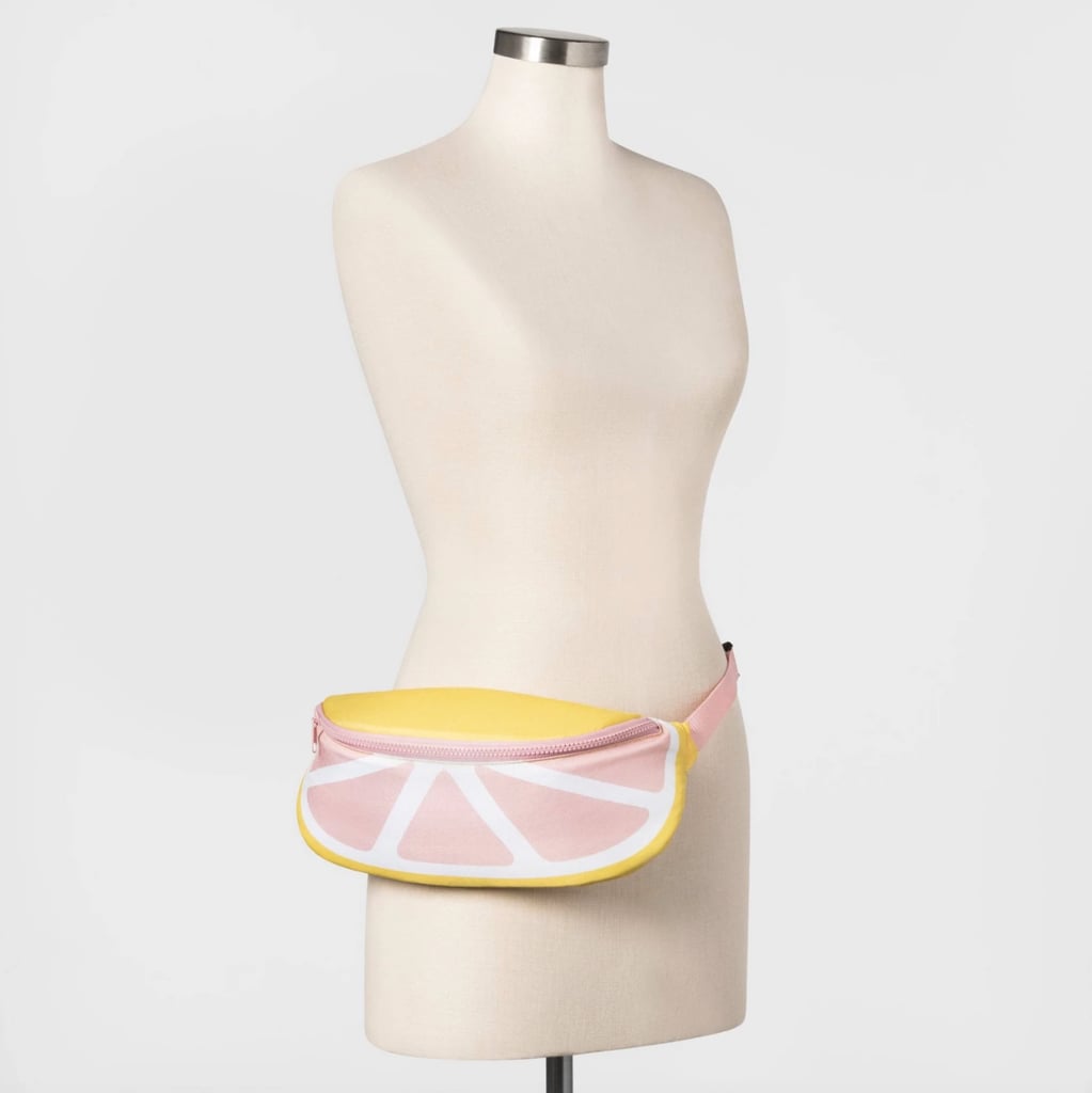The Grapefruit Design Features Pink Adjustable Straps
