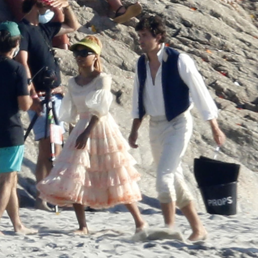 See Halle Bailey s Pink Dress as Ariel in The Little Mermaid
