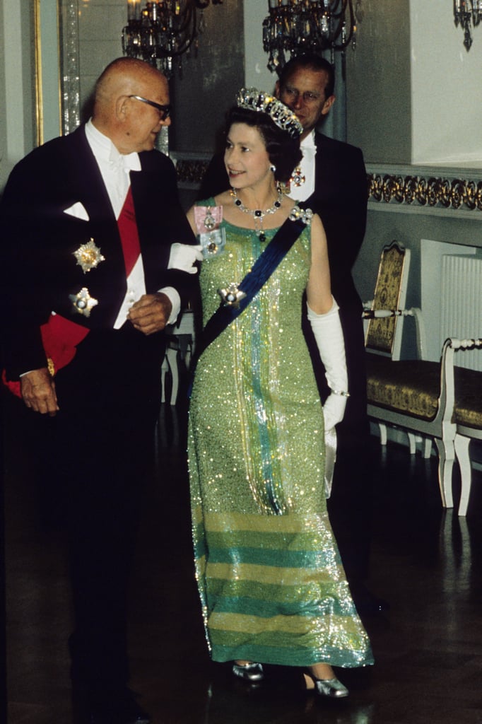 Queen Elizabeth with President Urho Kekkonen in Finland in 1976