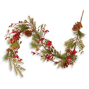 National Tree Company 60" Red Berry Garland