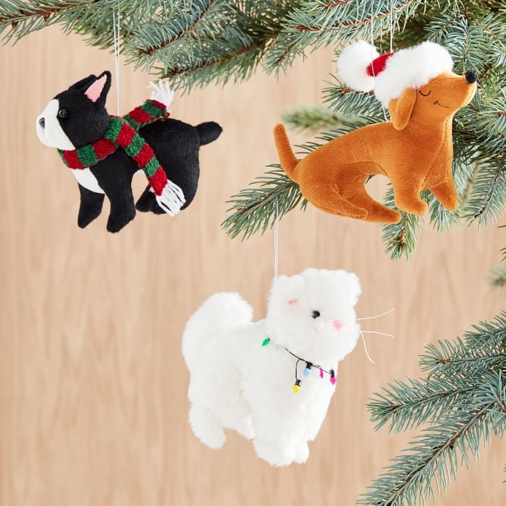 West Elm ASPCA Plush Animal Ornaments