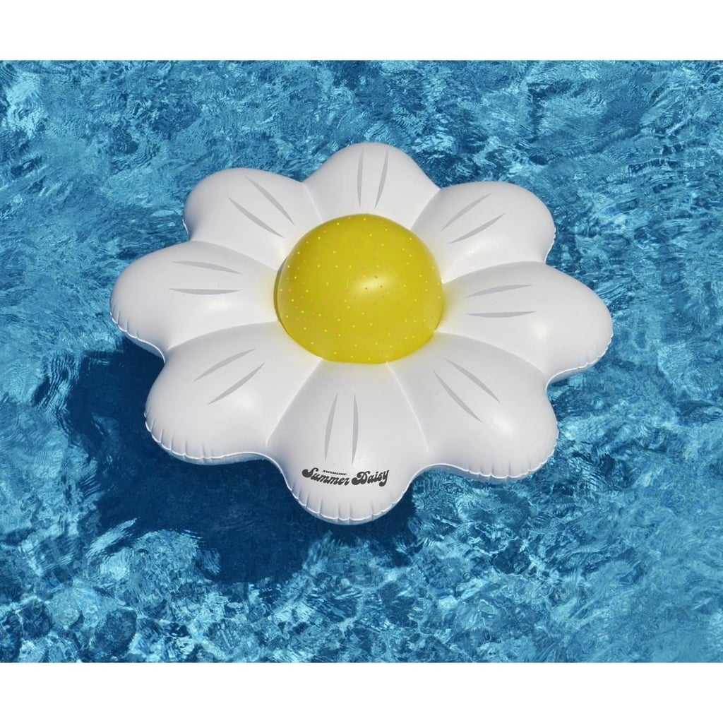 Daisy With Yellow Polka Dot Beach Ball Pool Inner Tube