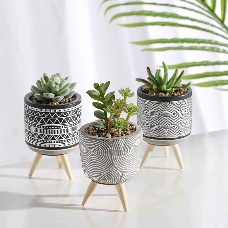 Geometric Patterns: Teresa's Collections Modern Geometric Artificial Potted Plants