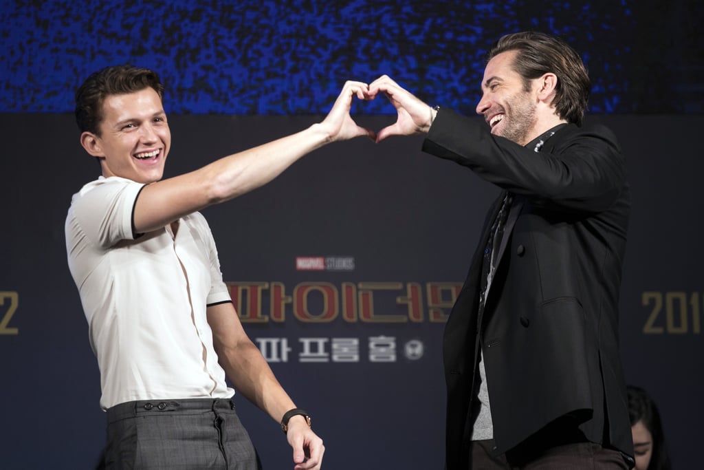 Jake Gyllenhaal and Tom Holland Friendship Pictures