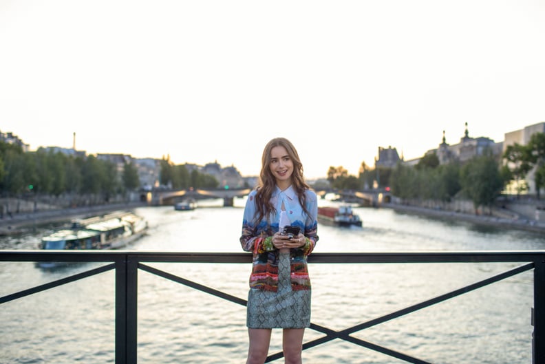 Emily's Alice + Olivia Blouse, "Emily in Paris" Season 1, Episode 1