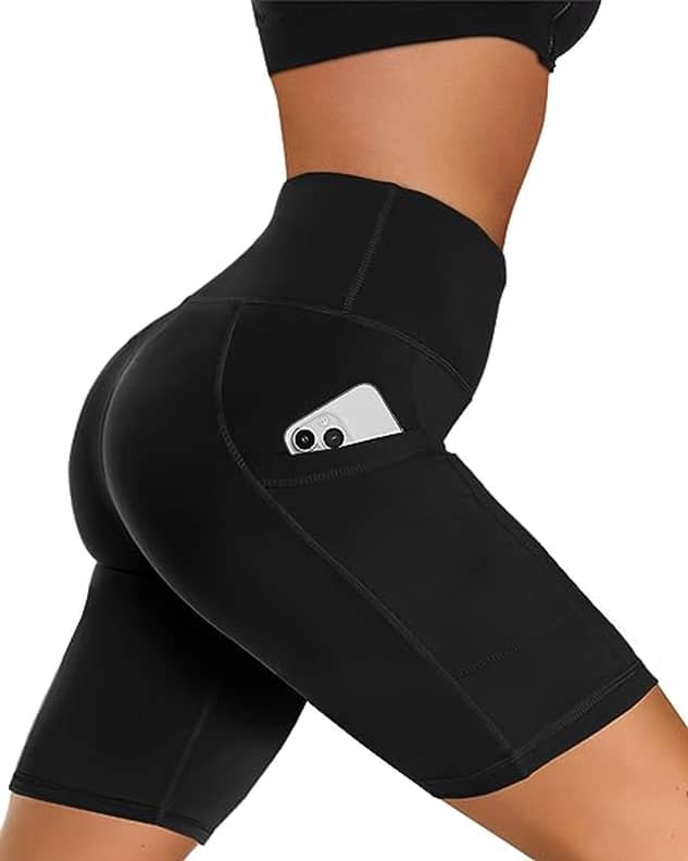 Seamless Nylon Pro Yoga Shorts for Women - Summer High-Waisted Biker  Leggings with Sweat-Wicking Technology for Gym, Sports & Fitness