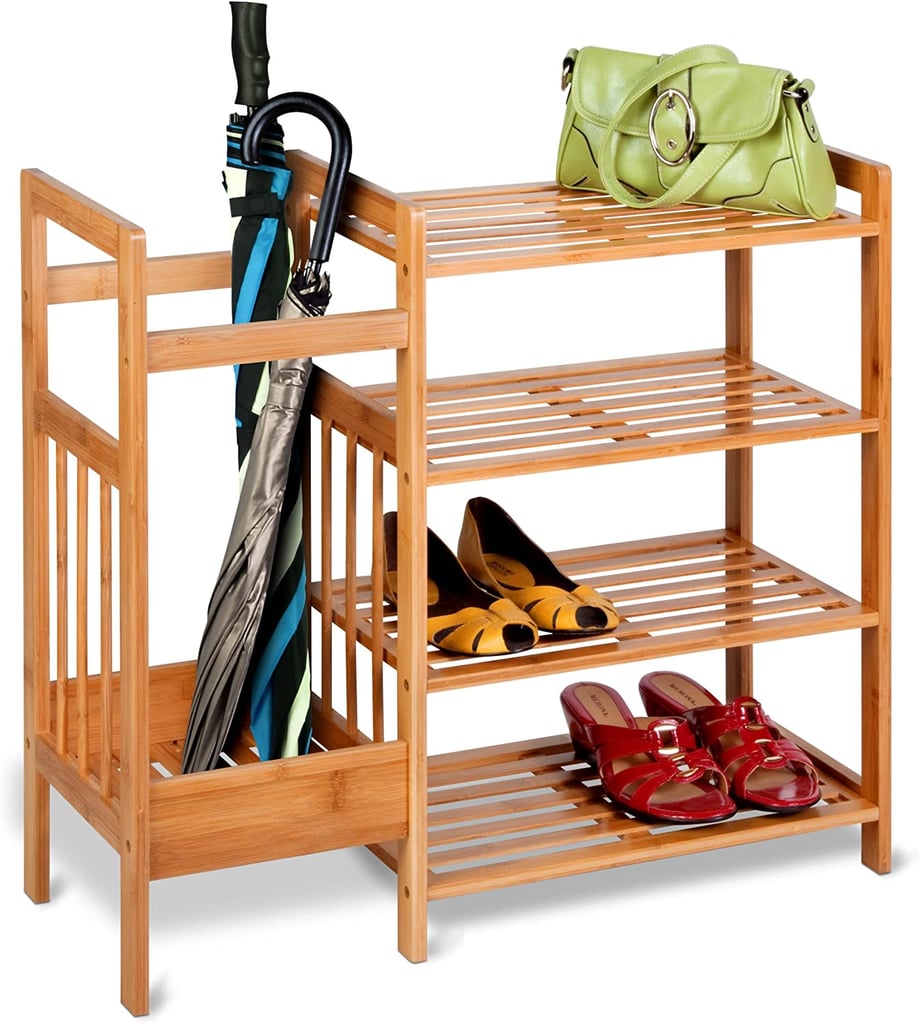 Honey-Can-Do 4-Tier Bamboo Entryway Organiser