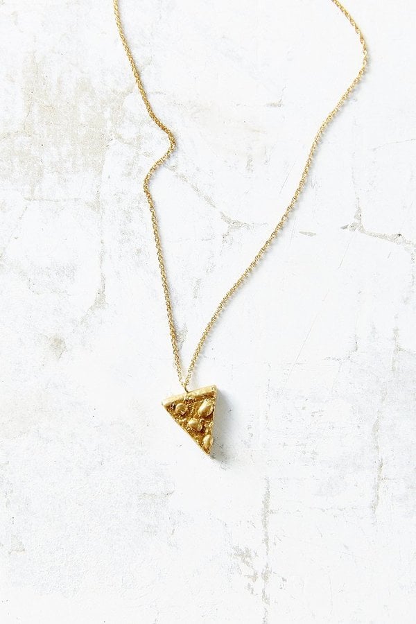 Urban Outfitters Verameat Pepperoni Pizza Necklace ($148)