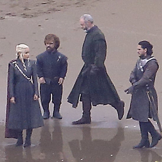 Jon Snow and Daenerys Targaryen Game of Thrones Set Pictures