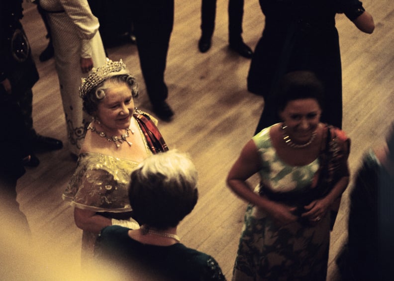 The queen mother and Princess Margaret