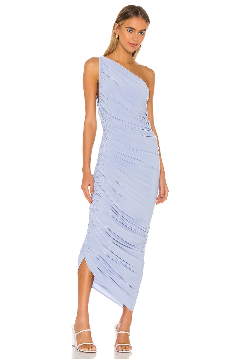 Norma Kamali X REVOLVE Diana Gown in Celestial Blue