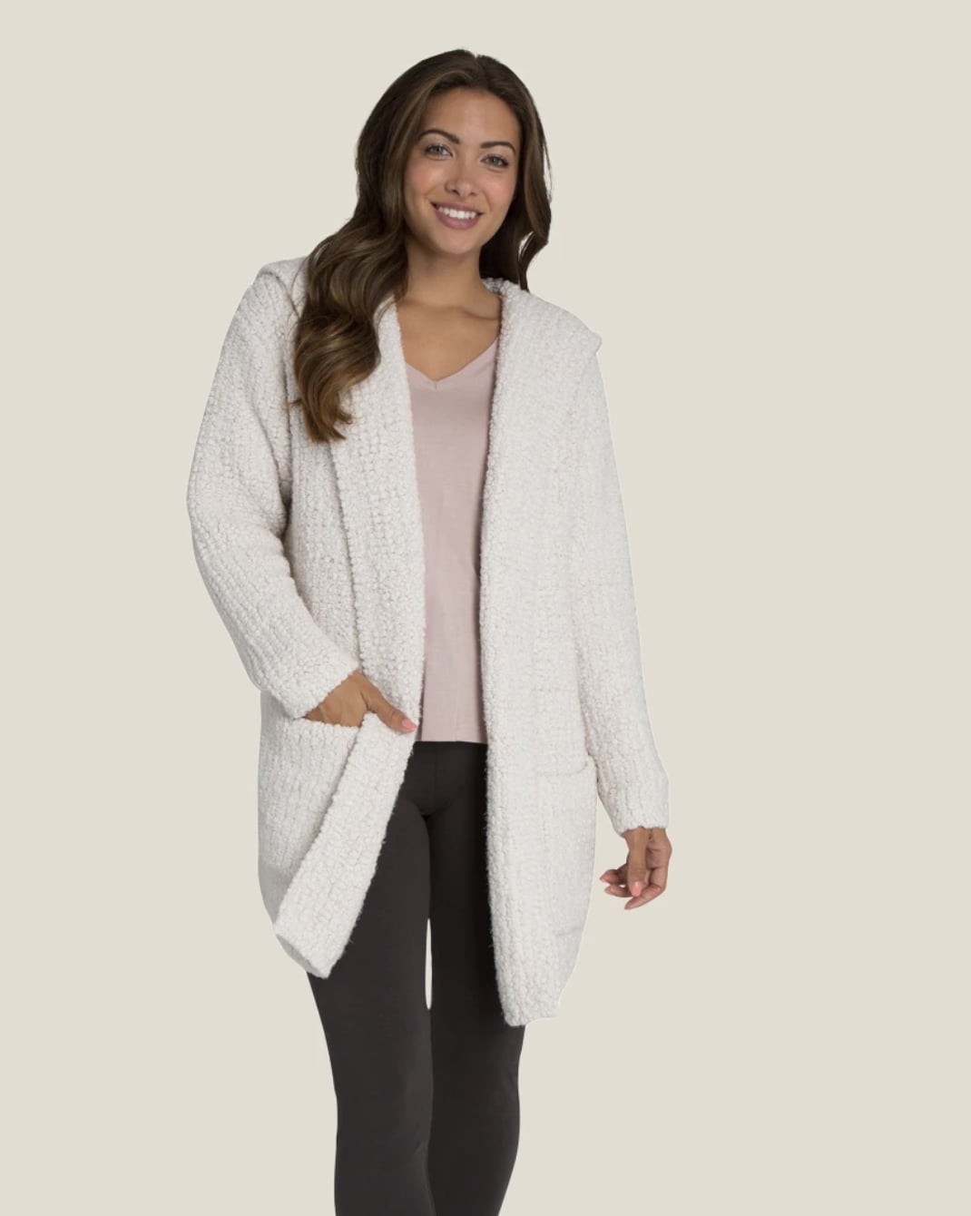 Barefoot dreams hooded cardigan sale
