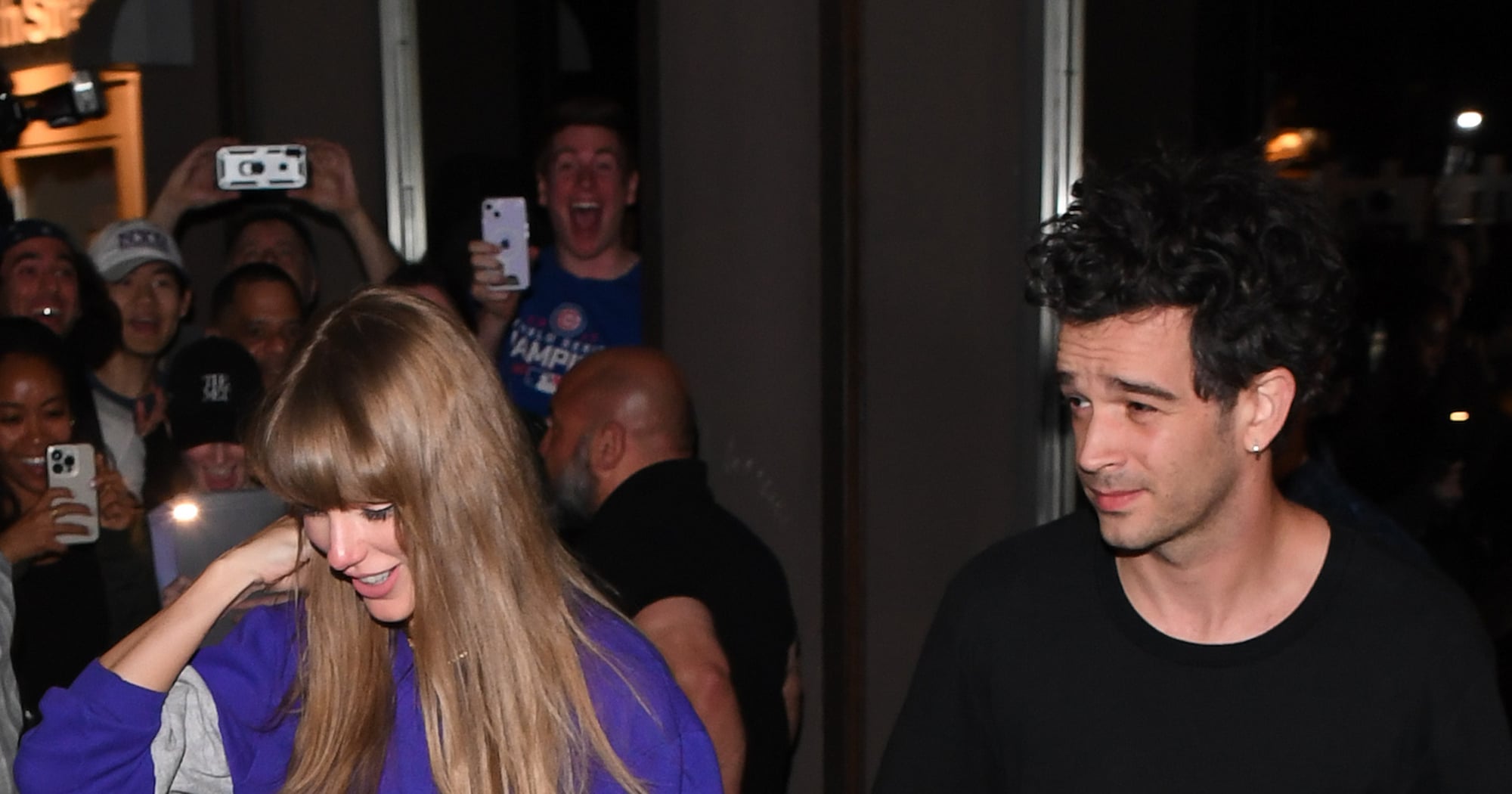 Taylor Swift and Matty Healy Leave Studio Together in NYC