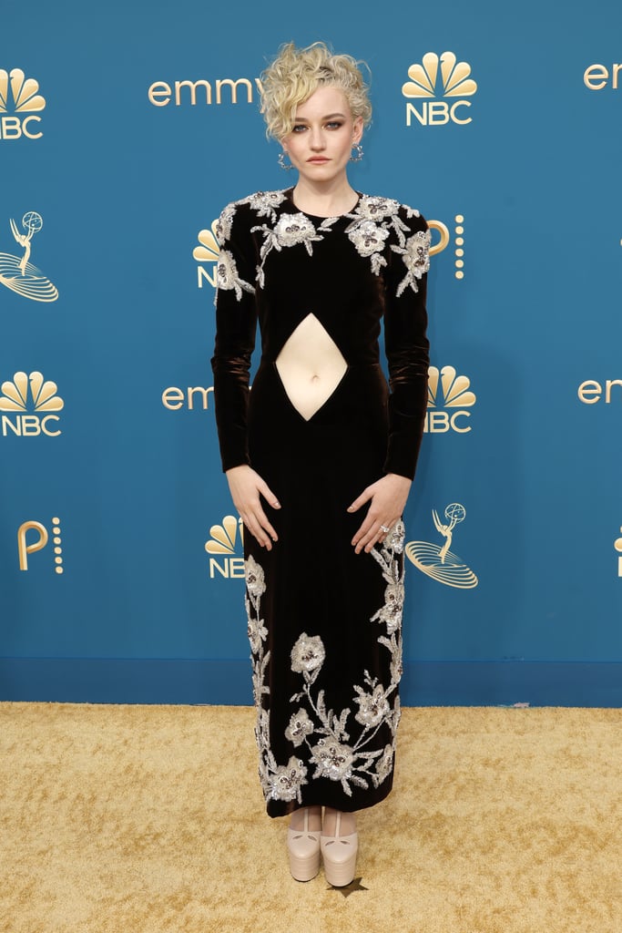 Julia Garner's Velvet Gucci Cutout Dress at the Emmys 2022