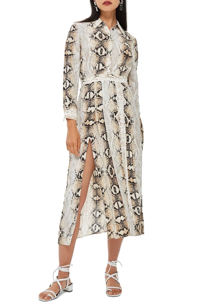 Pleated Shirtdress
