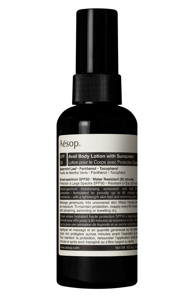 Aesop Avail Body Lotion With Sunscreen
