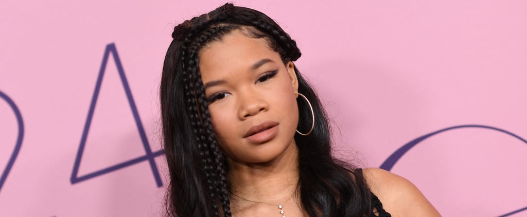Storm Reid's Birthday Nails Are an Elevated Chrome French Manicure