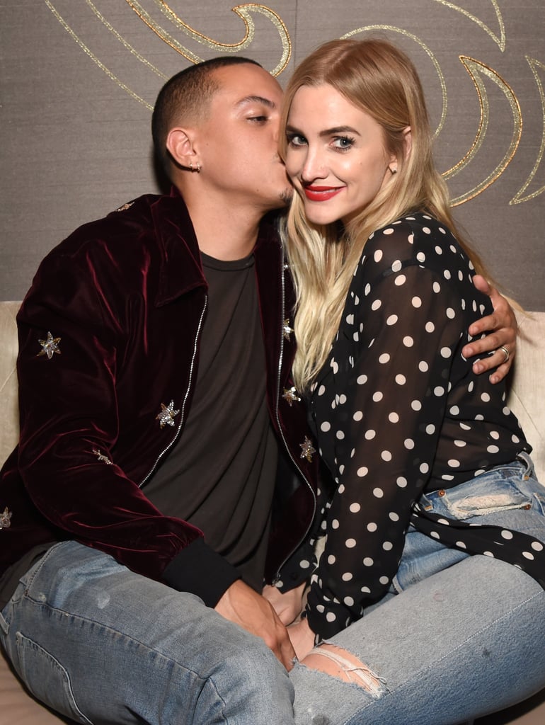 Ashlee Simpson and Evan Ross's Signature Red Carpet Pose