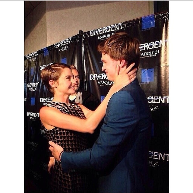 When He Gazed Into Shailene Woodley's Eyes on the Red Carpet