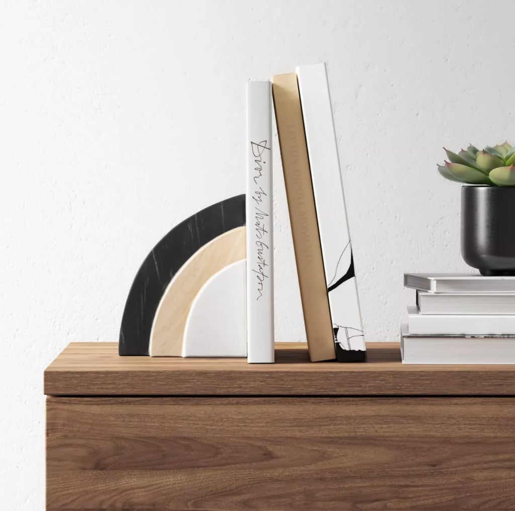 Project 62 Marble and Wood Bookend