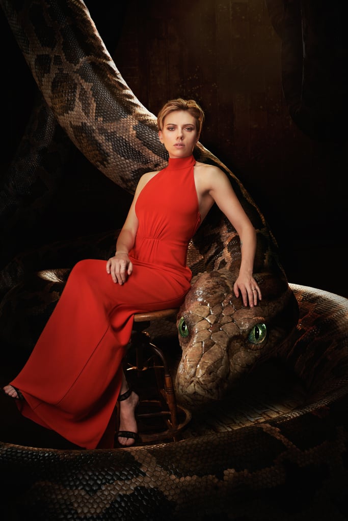 Scarlett Johansson with Kaa