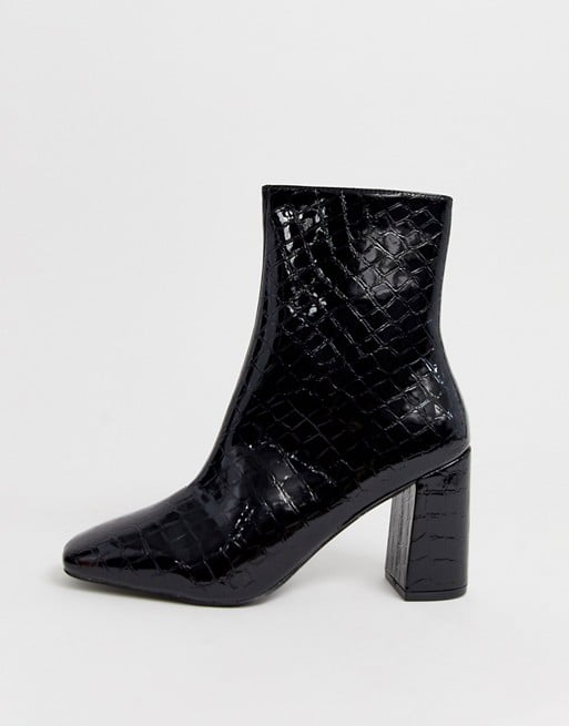 cheap heeled ankle boots