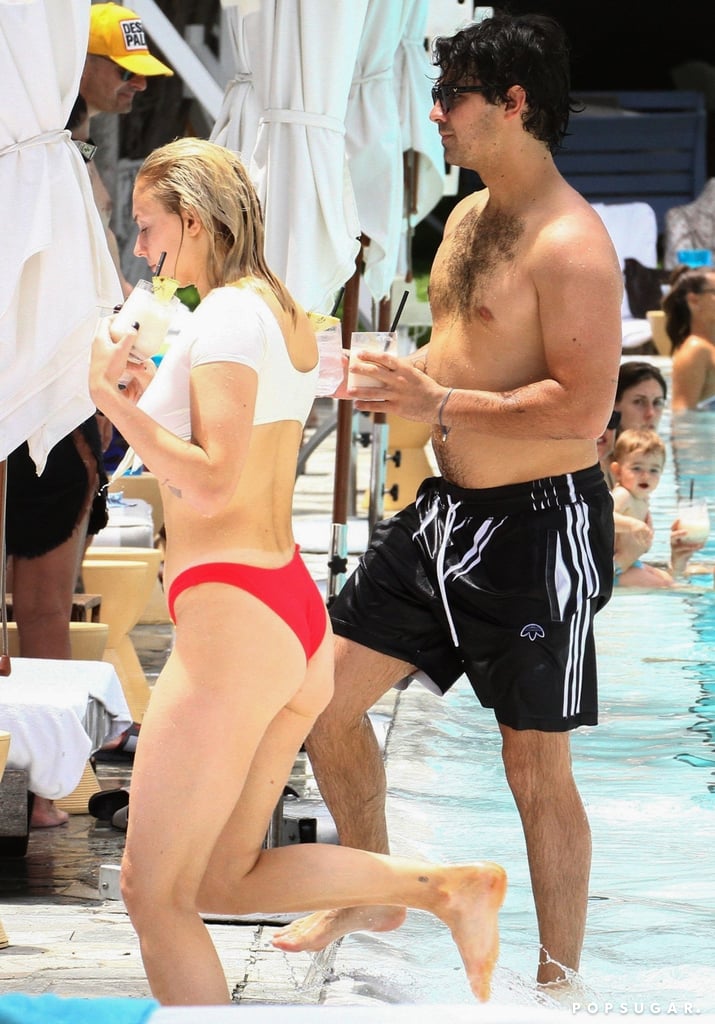 Joe Jonas and Sophie Turner Kissing in Miami August 2018