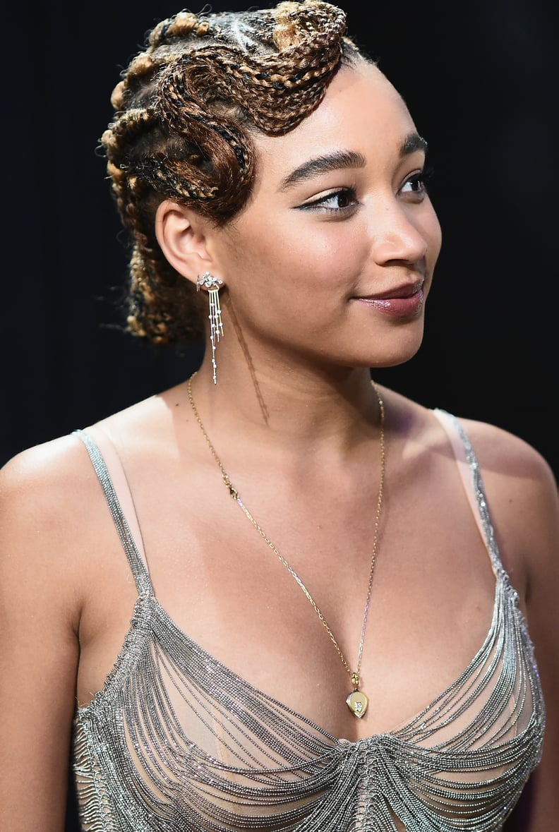 Amandla Stenberg's Braided Finger Waves