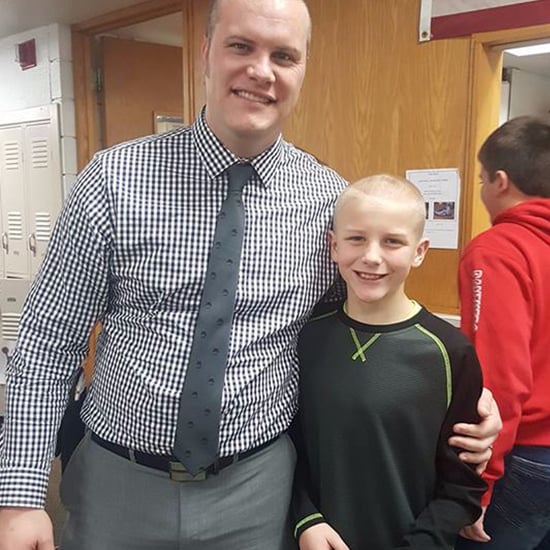 Principal Shaves Head After Student Was Bullied