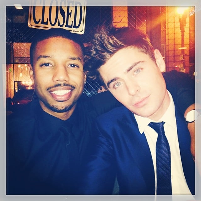 Zac Efron and Michael B. Jordan had a totally not awkward afterparty. 
Source: Instagram user zacefron