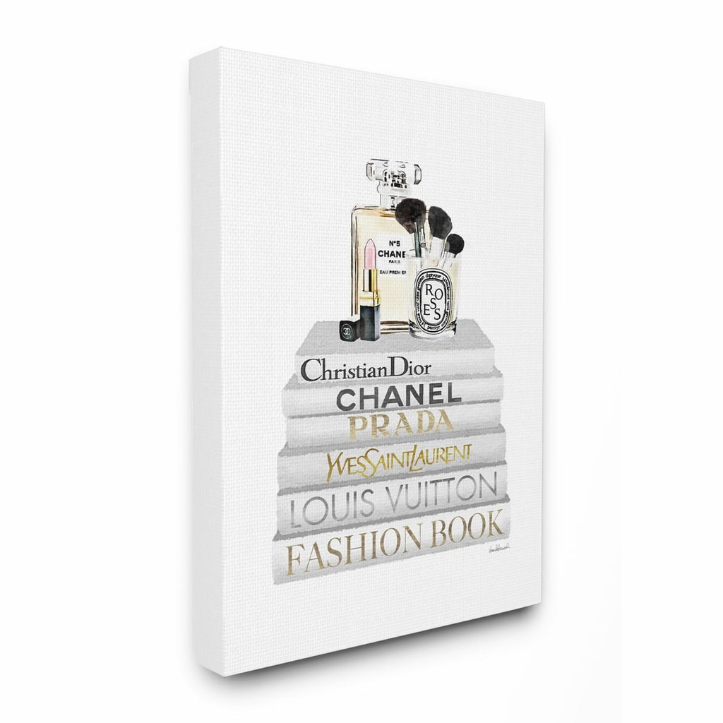 Fashion Designer Makeup Bookstack Textual Art