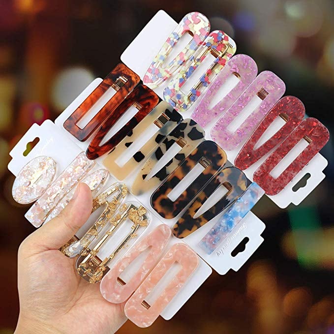 Acrylic Resin Hair Clips Set BestReviewed Fashion Items on Amazon POPSUGAR Fashion Photo 3