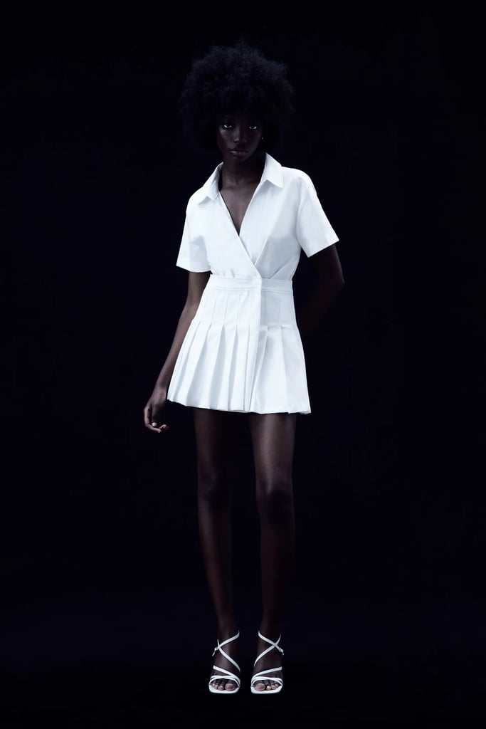 Zara box pleat dress clearance