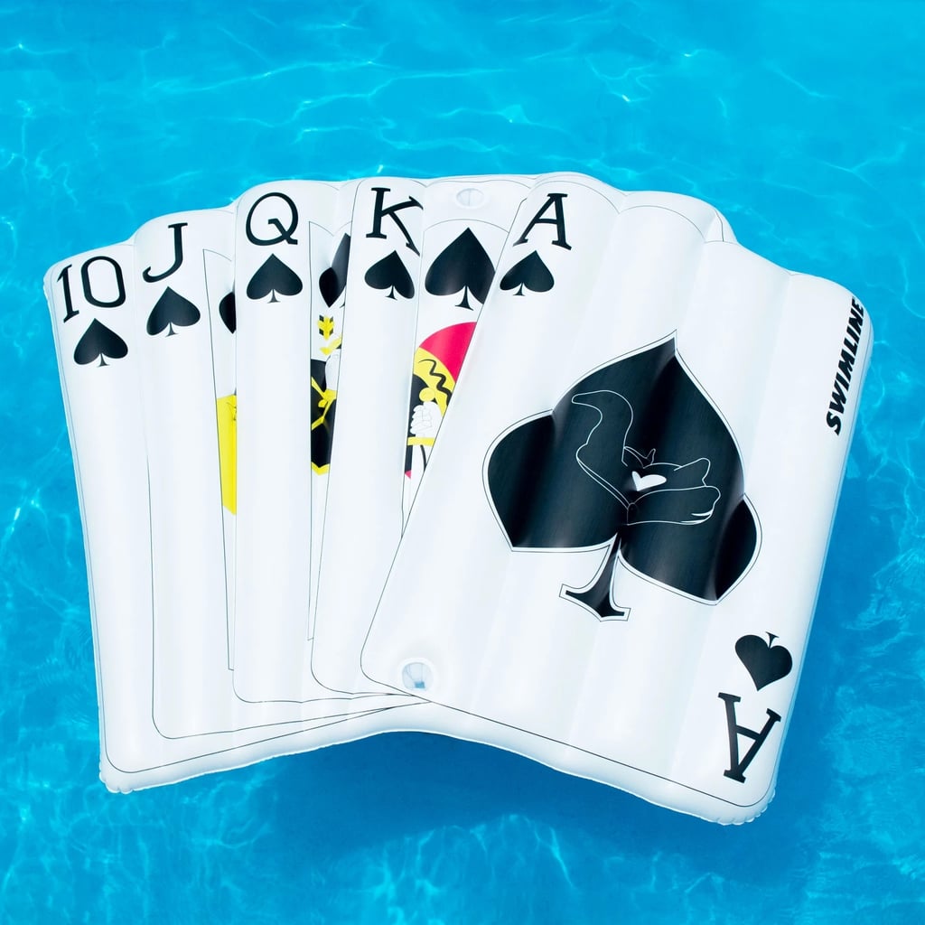Royal Flush Playing Card Pool Float