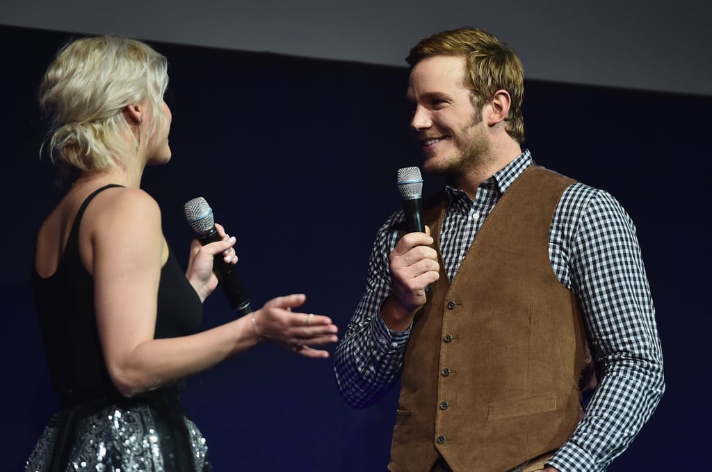 Jennifer Lawrence and Chris Pratt at CinemaCon 2016