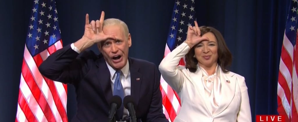 SNL: Jim Carrey and Maya Rudolph Celebrate Election Win With a Little Dancing and Gloating