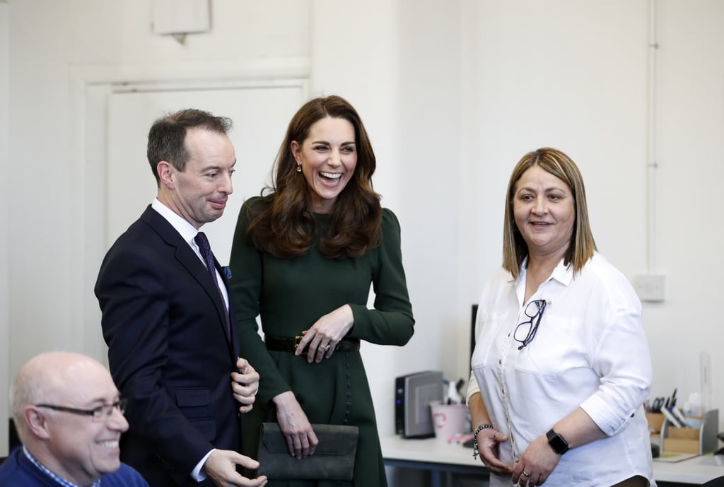 January: Kate visited Family Action to launch the new service FamilyLine.