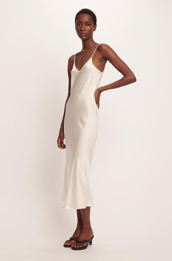 Silk Laundry '90s Silk Slip Dress